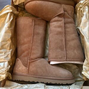 New UGG Classic Tall Boots in Chestnut